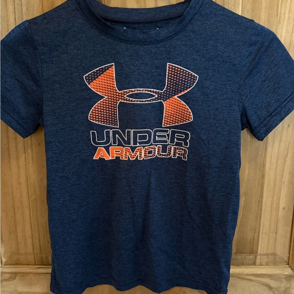 Under Armour Other - Under Armour Kids Navy and Orange Tee